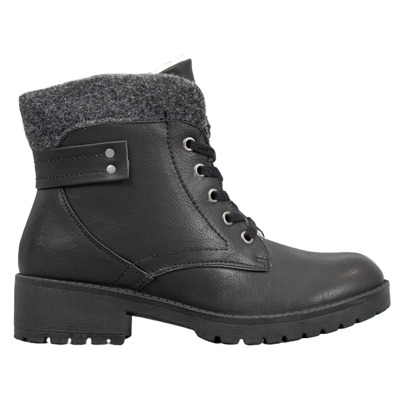 J. Star Botas con cordones negro J. Star Botas con cordones negro