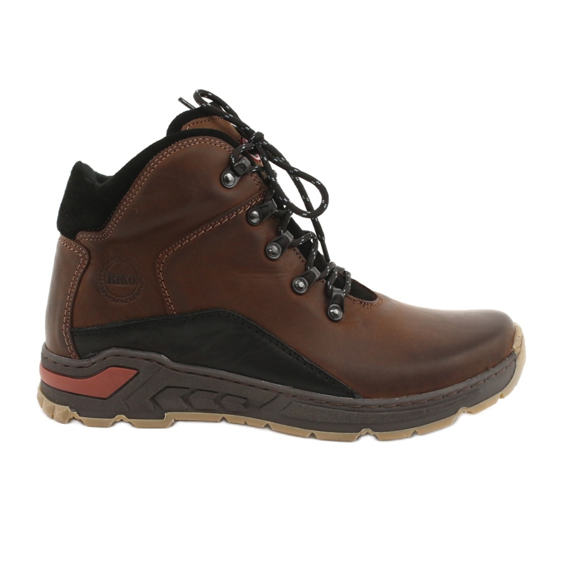 Botas de montaña para hombre Riko 903 marrón / negro