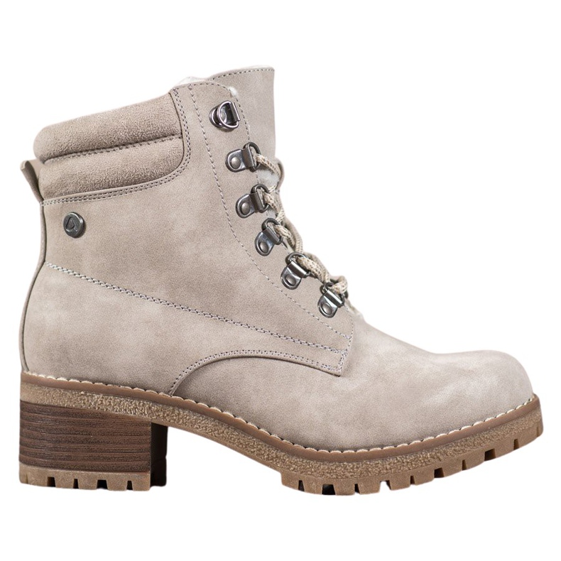 Goodin Botas beige con piel de oveja Goodin Botas beige con piel de oveja