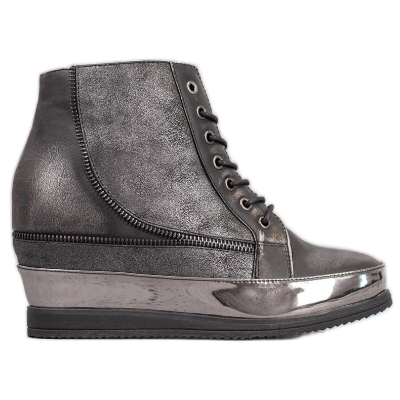 Sergio Leone Zapatillas Plateadas gris