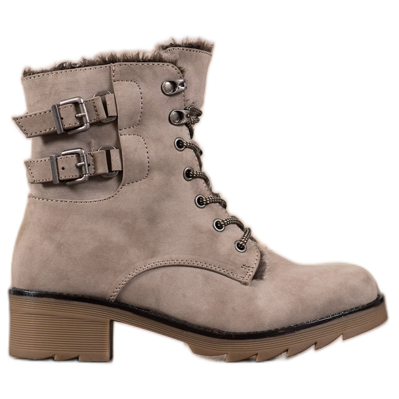 Sergio Leone Botas cálidas con cordones marrón Sergio Leone Botas cálidas con cordones marrón