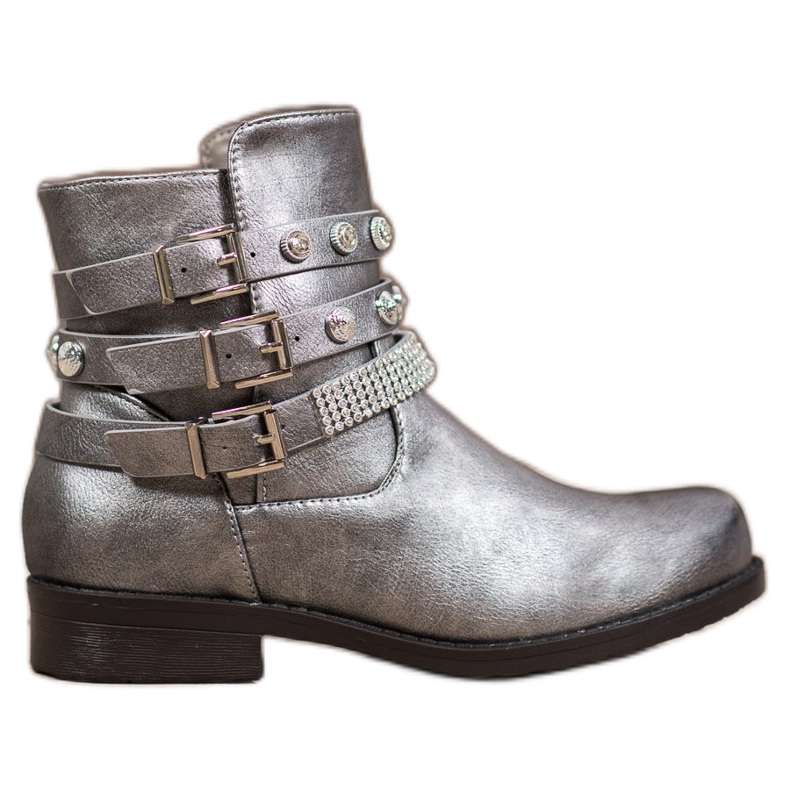 Forever Folie Botas de plata gris Forever Folie Botas de plata gris