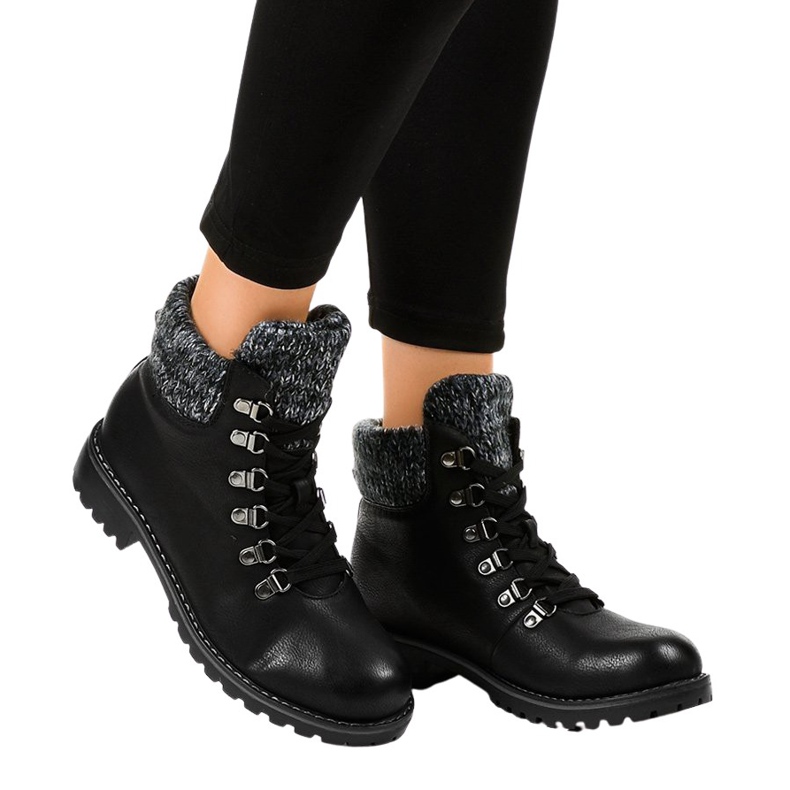 Botas de montaña negras sin aislamiento Z186 negro Botas de montaña negras sin aislamiento Z186 negro