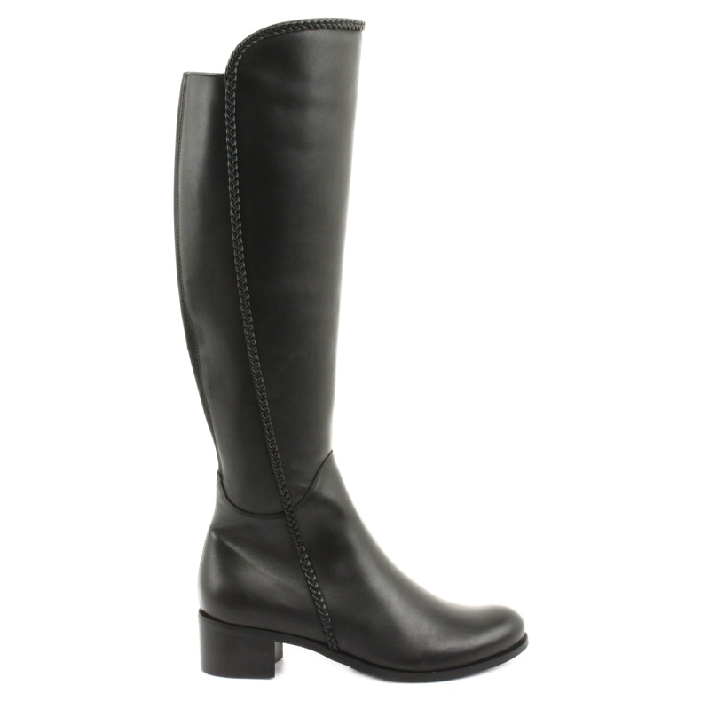 Botas largas con trenza Espinto 194 Darex negro Botas largas con trenza Espinto 194 Darex negro