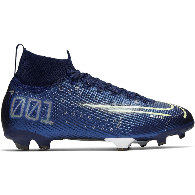 Calzado de fútbol Nike Mercurial Superfly 7 Elite Mds Fg Jr BQ5420 401 azul azul