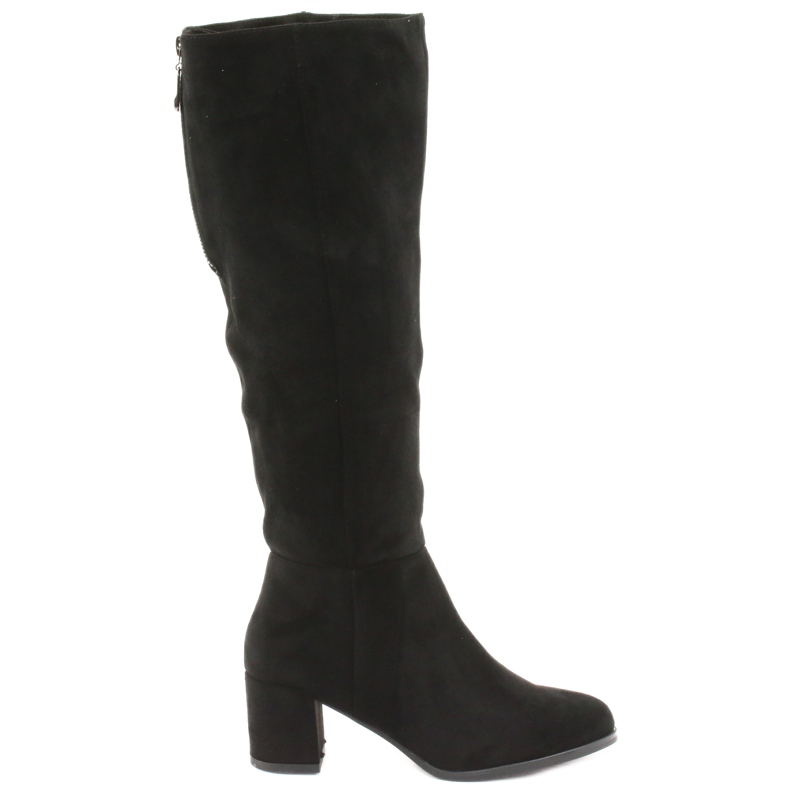 Bota de ante negra Sergio leone KZ273 negro