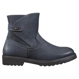 Sergio Leone Cómodas botas azul marino multicolor