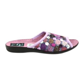 Pantuflas 3D Adanex violeta púrpura rosa