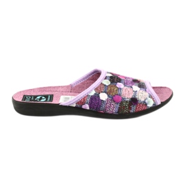 Pantuflas 3D Adanex violeta rosado