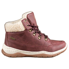 Arrigo Bello Botas cálidas de invierno rojo Arrigo Bello Botas cálidas de invierno rojo