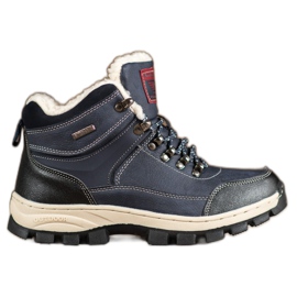 Arrigo Bello Botas de invierno con cordones azul