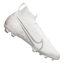 Zapatos de fútbol Nike Superfly 7 Elite Fg Jr AT8034-100 blanco blanco