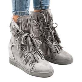 Zapatillas grises H6301A-26