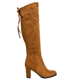Botas de ante VINCEZA marrón