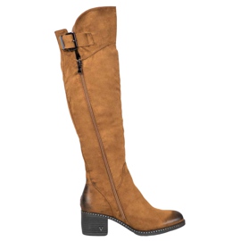 Botas VINCEZA camel marrón