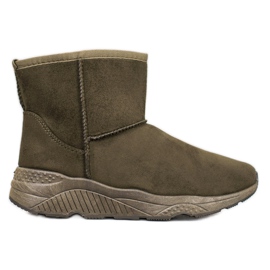 SHELOVET Botas de nieve en la plataforma verde