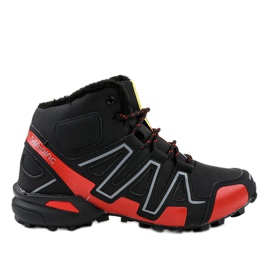 Zapatos de trekking aislados negros BN8810 Zapatos de trekking aislados negros BN8810