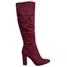 Botas VINCEZA elegantes rojo