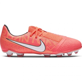Zapatos de fútbol Nike Phantom Venom Elite Fg Jr AO0401 810 multicolor naranjas y tintos Zapatos de fútbol Nike Phantom Venom Elite Fg Jr AO0401 810 multicolor naranjas y tintos