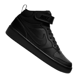 Calzado Nike Jr Court Borough Mid 2 (GS) Jr CD7782-001 negro