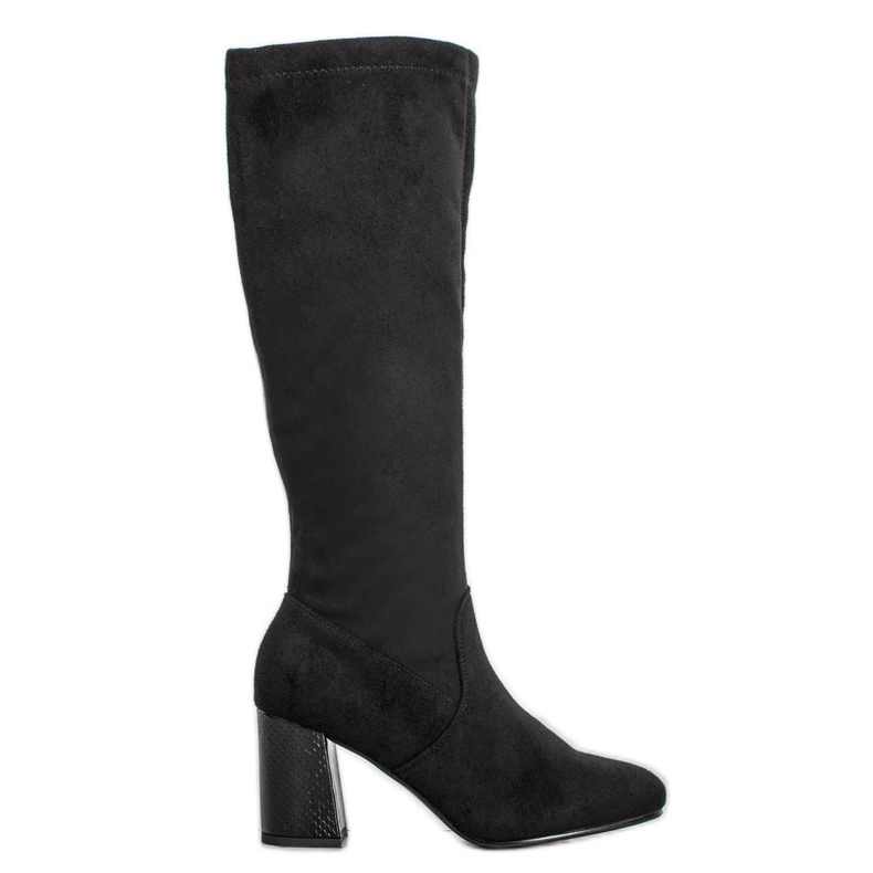 Filippo Botas de gamuza elegantes negro