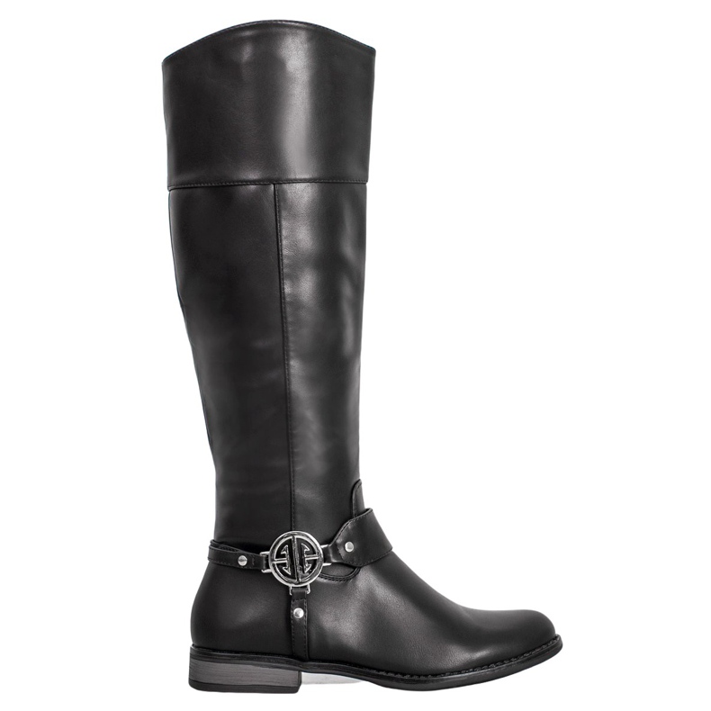 Gogo Botas de montar negras negro