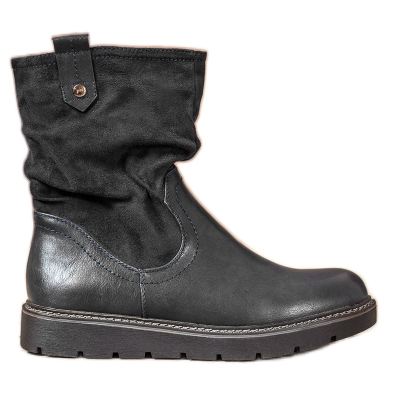 Ideal Shoes Trabajadores en la plataforma negro