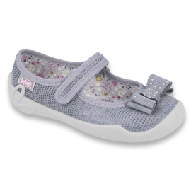Calzado infantil befado 114X360 rosa gris