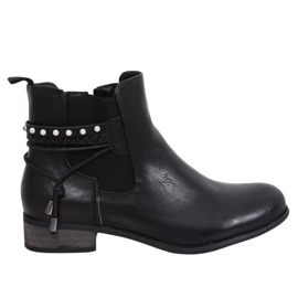 Botines Chelsea negros para mujer 846 Negro