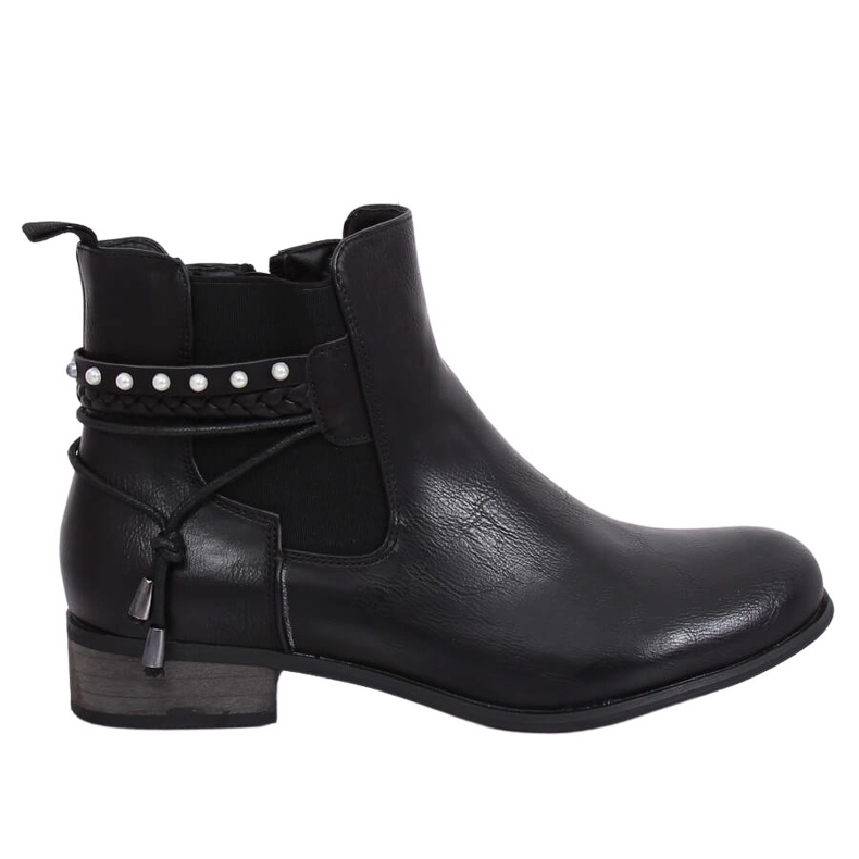 Botines Chelsea negros para mujer 846 Negro