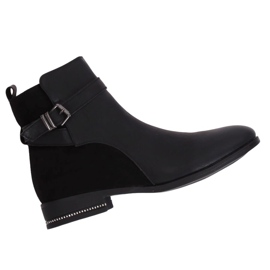 Botas negras Jodhpur para mujer 3332 Negro