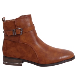 Camel 3332 Botines Chelsea Camel para mujer marrón