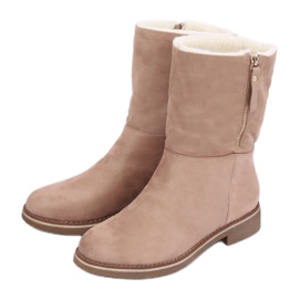Botas de mujer ante beige S118 Sand Botas de mujer ante beige S118 Sand