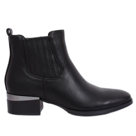 Botines Chelsea negros para mujer 3303 Negro Botines Chelsea negros para mujer 3303 Negro
