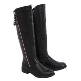 Botas de montar mujer negras MR-6 Black negro