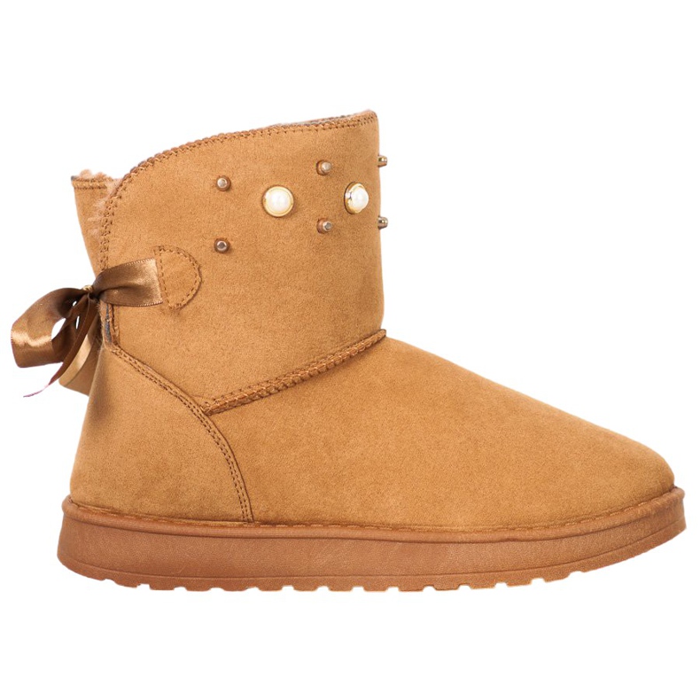 SHELOVET Mukluki con cuentas beige