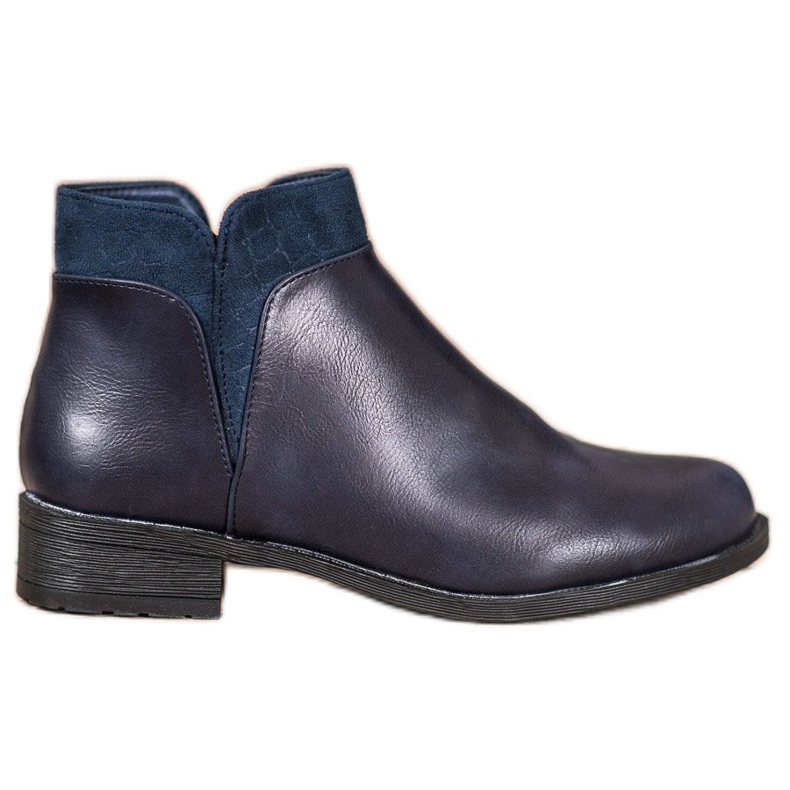 Small Swan Botas casual azul marino