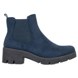 SHELOVET Botines chelsea en la plataforma azul