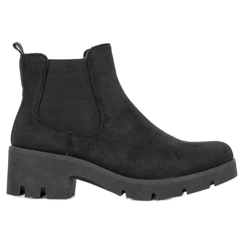 SHELOVET Botines chelsea en la plataforma negro
