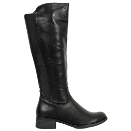 Super Me Botas clásicas con banda elástica negro