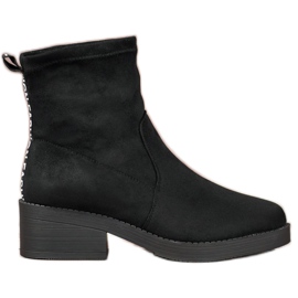 SHELOVET Botas sin cordones de moda negro
