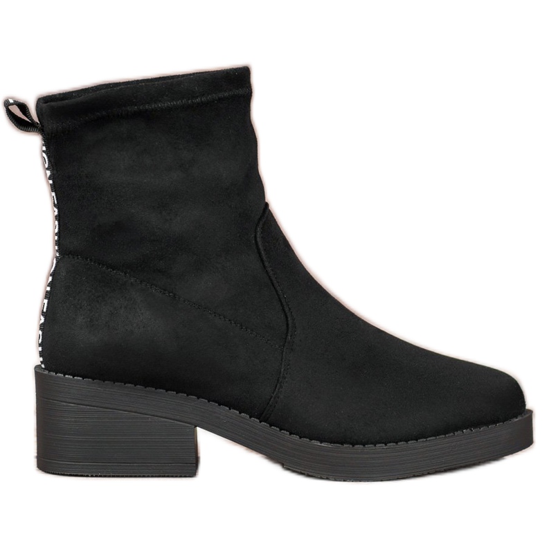 SHELOVET Botas sin cordones de moda negro