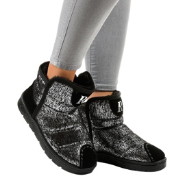 Botas esquimales plateadas con emu FC232-19 gris