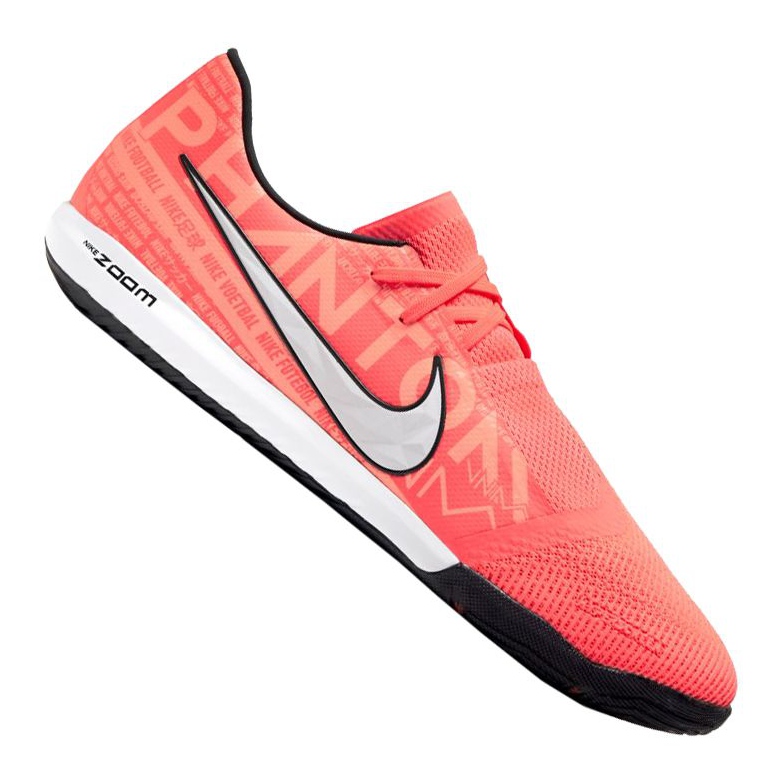 Zapatos de fútbol Nike Zoom Phantom Vnm Pro Ic M BQ7496-810 naranjas y tintos