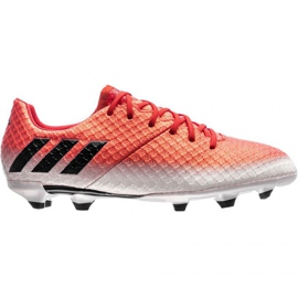 Botas de fútbol adidas Messi 16.1 Fg Jr BA9142 multicolor naranjas y rojos