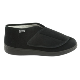 Dr. Inforto de Velcro para mujeres Befado Slippers 071d001 negro