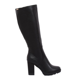Botas negras de tacón 1107-GG Black Ii Species negro Botas negras de tacón 1107-GG Black Ii Species negro