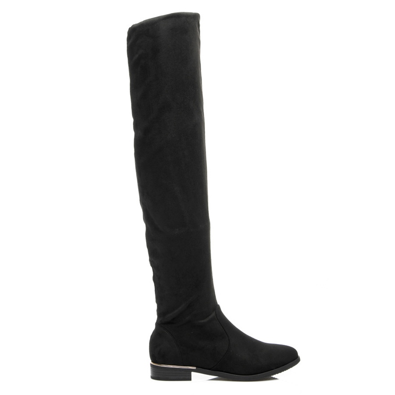 Super Me Botas de montar por encima de la rodilla negro