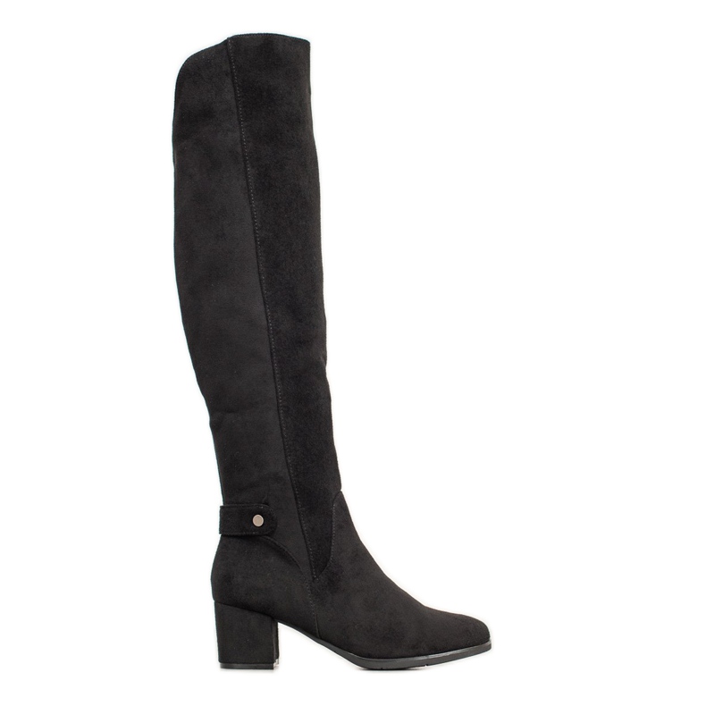 Goodin Botas calientes por encima de la rodilla. negro