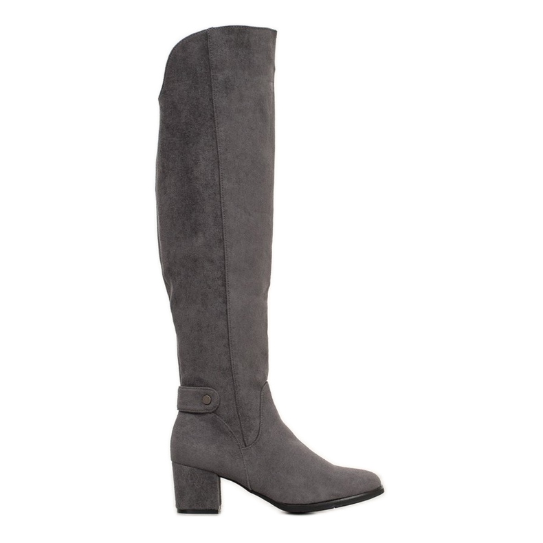 Goodin Botas calientes por encima de la rodilla. gris